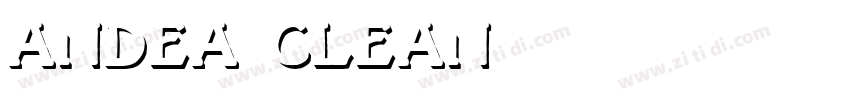 Andea Clean字体转换